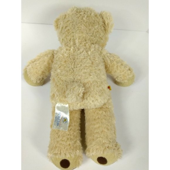Build A Bear Curly Tan /Lite Brown 16" Teddy Bear Classic BABW Stuffed Plush Toy - Picture 4 of 6